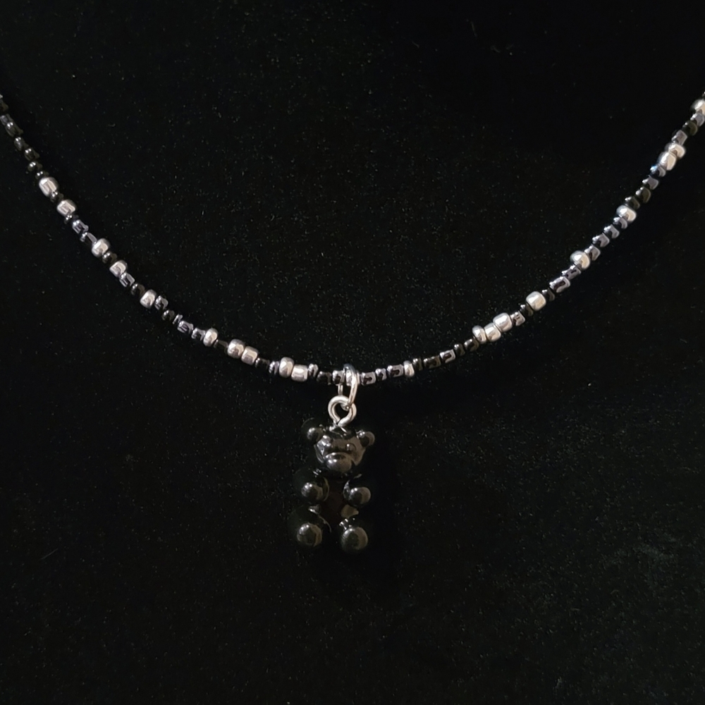 Gummy bear beaded necklace
